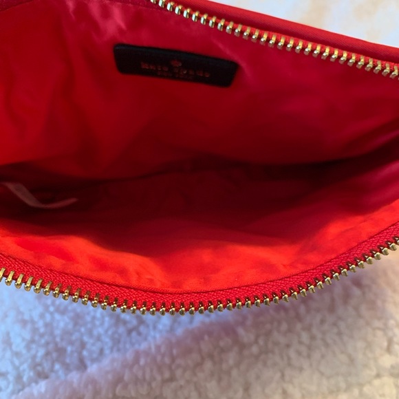 Kate Spade Red Beaded Heart Clutch with Tassel Charm - Picture 10 of 12